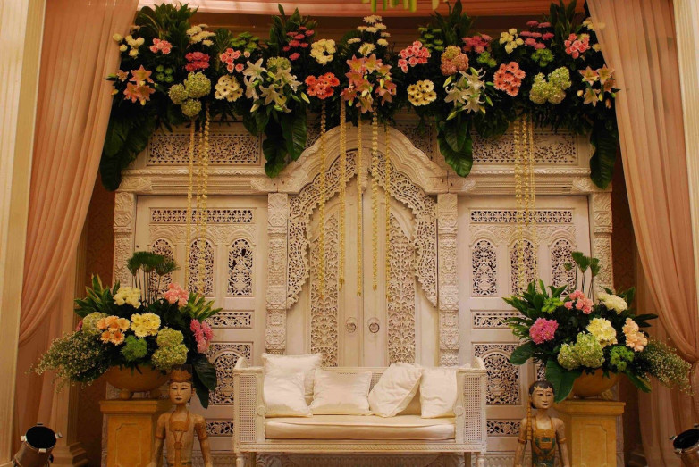 dekorasi pernikahan Kampung Bali Jakarta